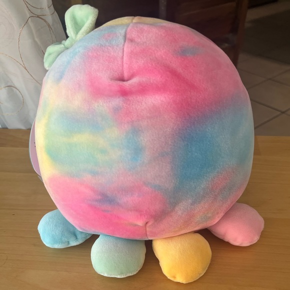 HP Kellytoy Opal the Octopus NWT Choose Kindness Squishmallow pink and tye dye - Picture 3 of 3